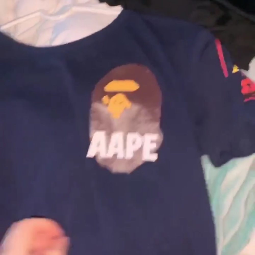 Ape by bape shirt size medium